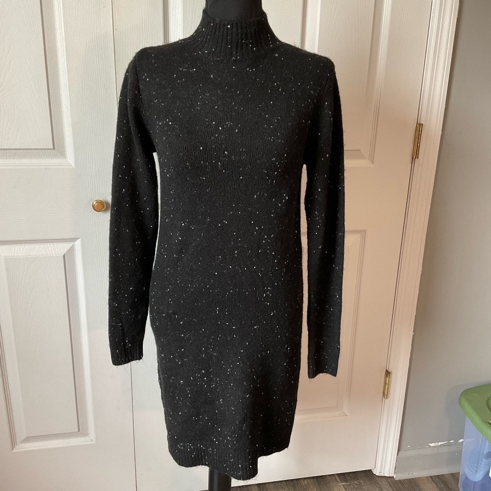 Studio 19 sweater dress. Black turtleneck. Size S.